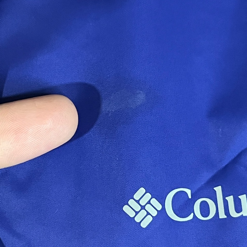 As is Columbia W-XS weatherproof jacket purple and blue outdoor sports hiking - Picture 3 of 9